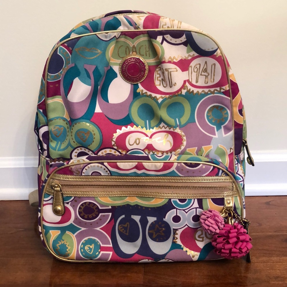 ADORABLE Colorful Coack Backpack